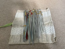 Knitting Needles Crochet Hooks Case Multiple Sizes Aero/Milward + Unbranded 