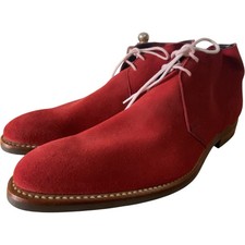 NEW Crockett & Jones Red Suede