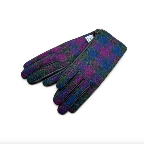 Ladies harris tweed purple - harris,