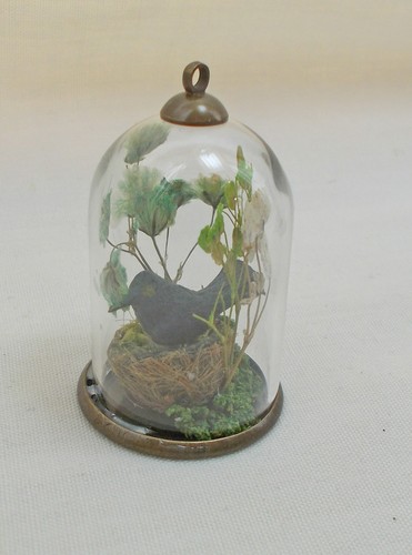 Doll house miniature bird - bird, on