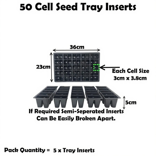 Cell tray inserts full - 50,