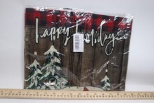 Avoin Merry Christmas Camper Trailer Garden Flag Vertical Double Sized 