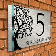 House Number Plaques Door