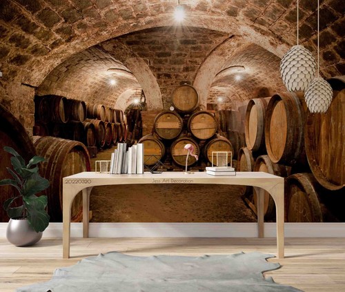 Wine cellar self adhesive - 3d,
