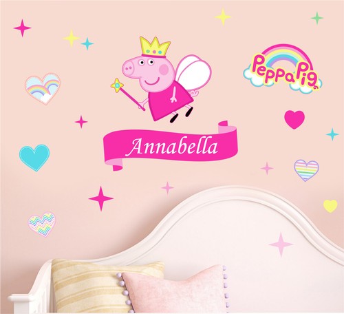 Personalised peppa pig wall - pig,