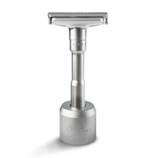 The Shave Factory | PREMIUM Adjustable Safety Razor with Stand | Gift Boxed