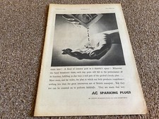 FABK3 ADVERT 11X8 AC SPHINX PLUG CO LTD DUNSTABLE - SPARKING PLUGS