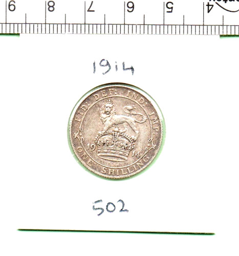 1914 king george - v, genuine