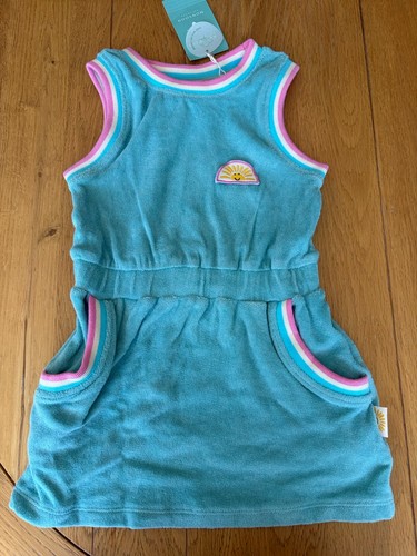 Monsoon girls towelling dress - towelling,