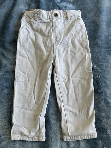 Baby cream pants - 9-12, mths