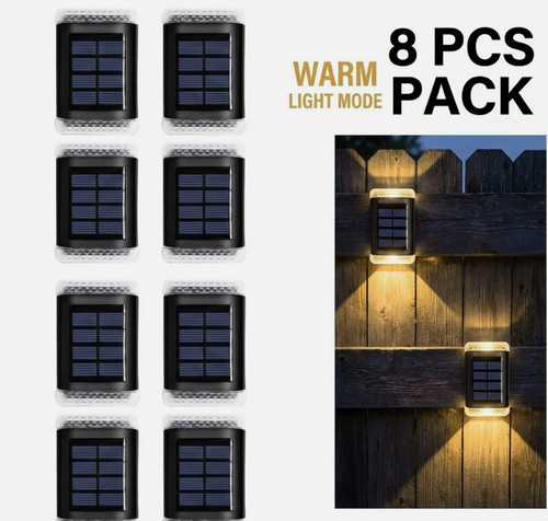 8pcs outdoor solar - outdoor, lights