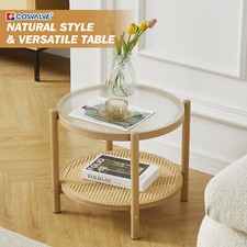 Boho Rattan Coffee Table 2