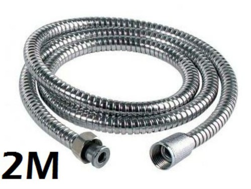 Metre chrome shower - 2m,