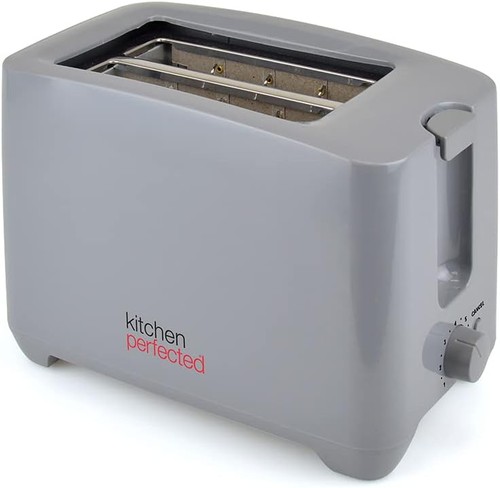 Grey toaster slice wide slot - toaster,
