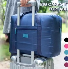 Travel Duffel Bag Foldable Cabin Holdall Gym Soft Sports Luggage Multi Sizes