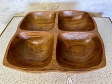 Mid Century Modern Wooden Salad/Fruit Selection Bowl. Furniture/Vintage/Retro.