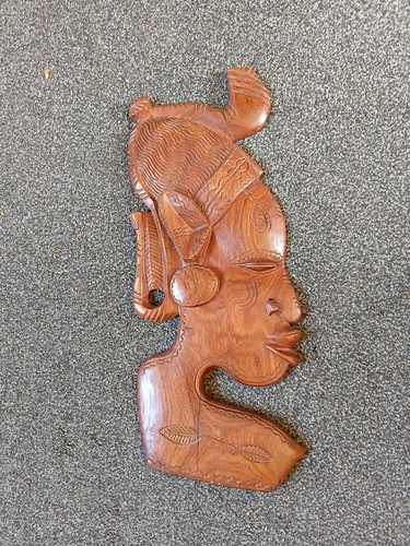 Large vintage tribal mask - tribal, mask/hang