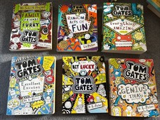 Tom Gates X6 Book Bundle