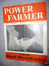 Power Farmer Magazine May 1949 - Wear & Tear But A Good Read & Nice Adverts