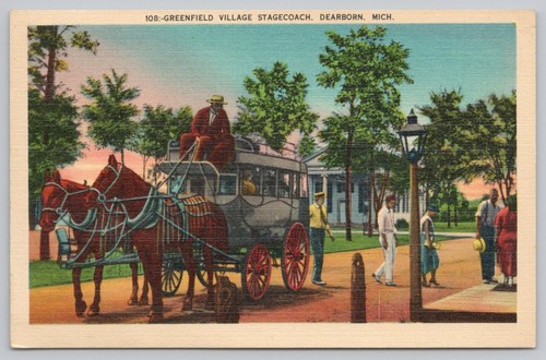 Postcard greenfield village - postcard,