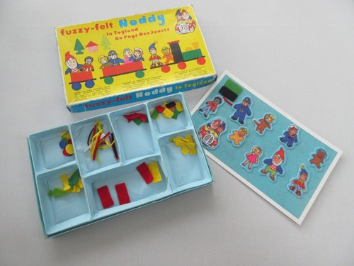 Vintage fuzzy felt noddy - felt, in