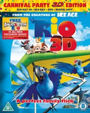 Rio Blu-ray (2011) Carlos Saldanha cert U Highly Rated eBay Seller Great Prices