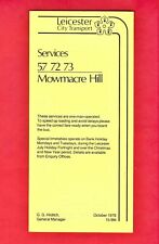 Bus Timetable - Leicester City