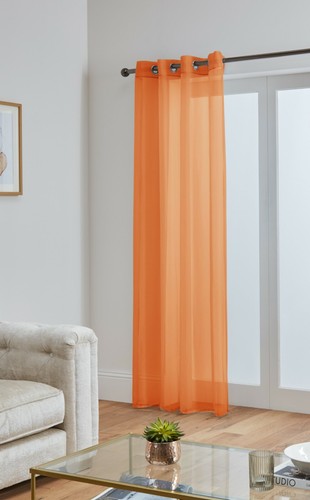 Voile curtains with eyelet - voile,