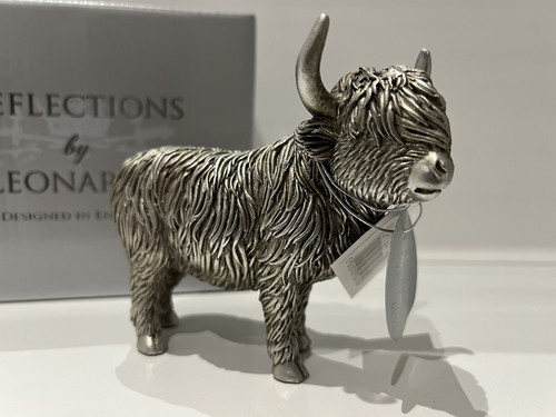 Leonardo silver highland coo - leonardo,