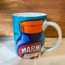 Marmite Coffee Tea Mug Pop Art ECP Teal Blue Orange Official Merchandise