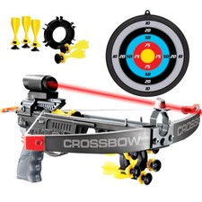 Kids Play Crossbow Set Toys Precision Play Features Target Darts Perfect Action