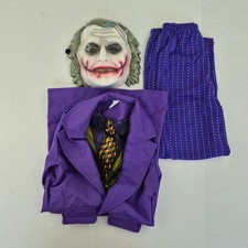 Joker Costume 6-8 Years Purple Boys THE DARK KNIGHT TRILOGY Polyester
