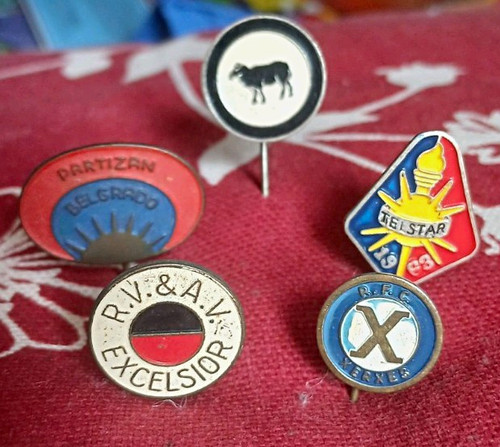 1960s vintage football - 1960s, pin