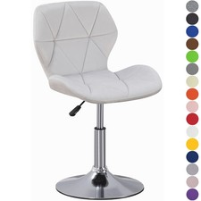 Cushioned Chair Swivel Small Adjustable Computer Desk Vanity Table Office Dining