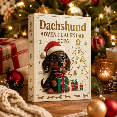 2026 dachshund dog advent - dachshund,
