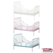IKEA MINNEN Extendable Bed Frame with Slatted Base 80x200 cm