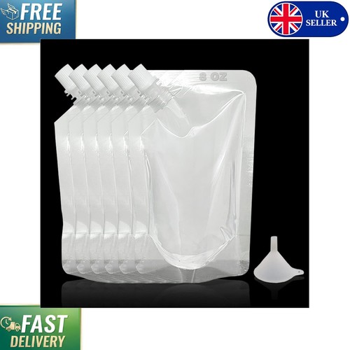 6pcs reusable drink pouches - drink,