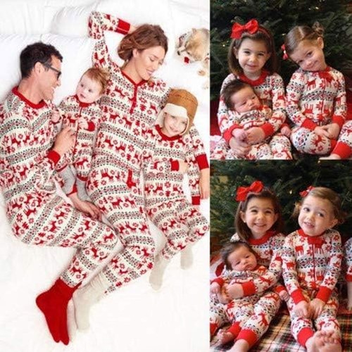 Christmas pyjamas family - christmas,