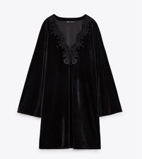 BNWT Zara Velvet V Neck
