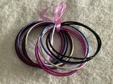 Unbranded Set of 14 Thin Multicoloured Stacking Bangles