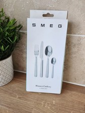 New SMEG Dinner Cutlery 4-piece Set Stainless Steel Tableware Dining Homeware