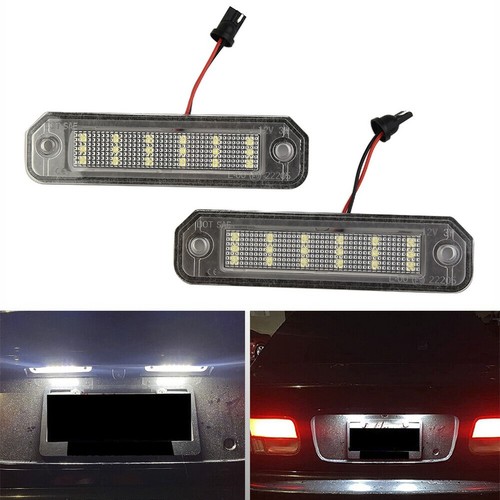 Led white license plate - led, light