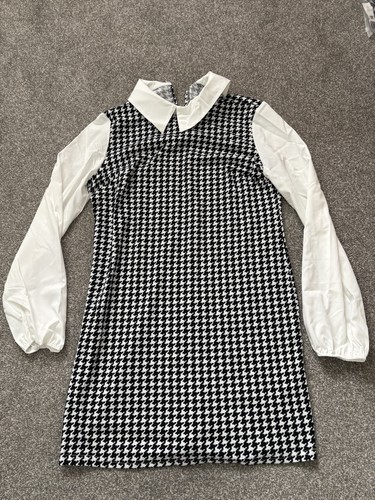 Women dogtooth long sleeve - dogtooth,