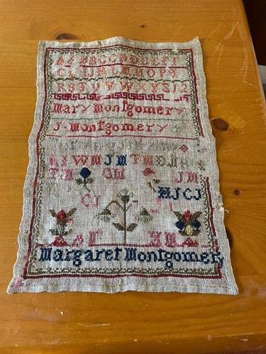 Antique sampler margaret - antique,