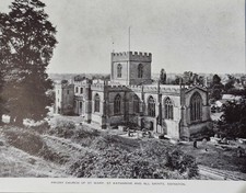 Priory Church Of St. Mary's, St. Catherine And All Saints, Edington Postcard
