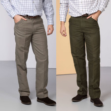 Men's Moleskin Trousers Olive