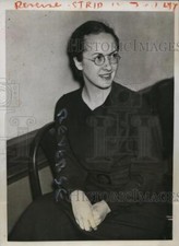 1933 Press Photo Miss Ruth