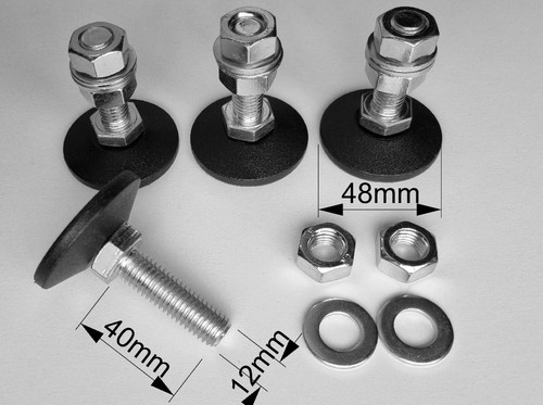 Adjustable levelling feet - x,