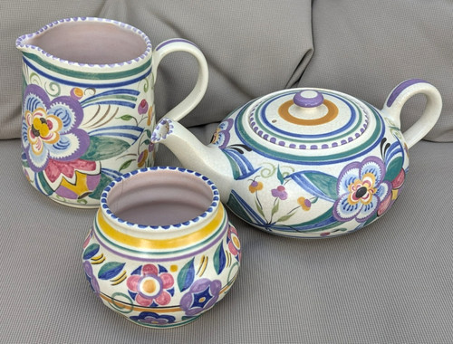 Antique poole pottery art - antique,