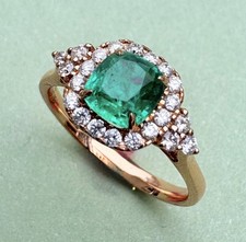18ct Gold Zambian Emerald